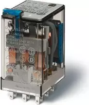 „Finder“ miniatiūrinė relė, 3P, 10A, 230V AC bandymo mygtukas (55.33.8.230.0010)