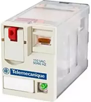 Schneider Electric kištukinė galios relė, 230 V AC ritė, 10 A perjungimo srovė, 3PDT