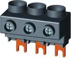 „Siemens“ 3P maitinimo blokas, viršutinės šynos komplektas S00/S0 (3RV2925-5AB)