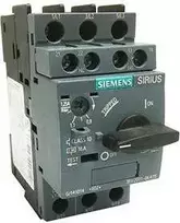 „Siemens“ variklio grandinės pertraukiklis 3P 2,2 kW 4-6,3 A 1Z 1R S00 (3RV2011-1GA15)