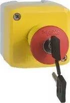 Schneider Electric Kasetė su grybo mygtuku O40 atrakinta raktu 1Z+2R XALK188G
