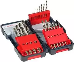Grąžtų rinkinys Bosch 2607017047; HSS-CO; DIN 338; 18 vnt.