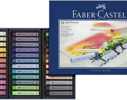 Pastelinės kreidelės Faber-Castell Goldfaber, 36 spalvos