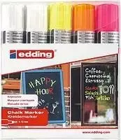 Edding Kreminės Marker e.-4090 EDING, 4-15 mm, 5 vnt, spalvų derinys