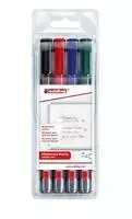 Edding Žymeklis lentoms -361 / 4 s EDTING, 1mm, 4 vnt, spalvų derinys