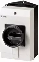 „Eaton“ kumštelinis jungiklis 0-1 3P 32A 1NO 1NC korpuse P1-32/I2/SVB-SW/HI11 (207316)