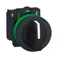 Schneider Electric Harmony XB5 Plokščias plastikinis jungiklis. juodas fi30 3 padėčių automatinis grįžimas į centrą 2Z XB5FD53