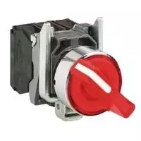 Schneider Electric Plunksnų jungiklis. komp. birželis foninis apšvietimas 22 val. 2 vnt stab., 24 V, 1NO+1NC XB4BK124B5