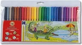 Koh I Nor Flomasteriai 30 spalvų (245652)