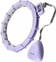 HHM14 HULA HOOP VIOLETINIS MAGNETINIS SU SVORIU + SKAITIKLIS HMS