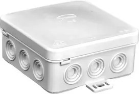 Simet 83006002 Hermetiška tuščia dėžutė 85x85x38mm IP54 su integruotu rutuliniu sandarikliu N6 83006002