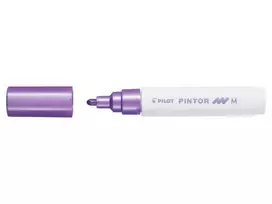 Pilot Pen Permanentinis žymeklis Pultas PINTOR Metallic 1.4 mm, apvali galvutė, violetinė sp.