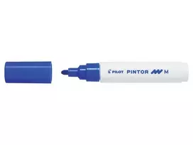 Pilot Pen Permanentinis žymeklis Pultas PINTOR 1.4 mm, apvali galvutė, mėlyna sp.
