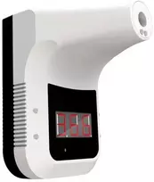 Digitalas Bekontaktis sieninis termometras K-K3. matuoja temperatūrą per atsutmą