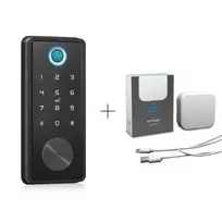 Digitalas Komplektas Išmanioji durų spyna DIGI R10 TTLock (juoda) su G2 valdikliu