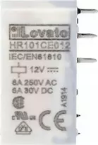 Elektromagnetinės sąsajos relė, 24VDC valdymas, 1C/O, 6A, HR101CE024