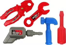 Lean Toys Vaikiškas darbastalis su įrankiais, 37 dalys