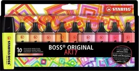 Stabilo - Highlighter Boss Original Arty - Šiltos spalvos (10 vnt) (200993)