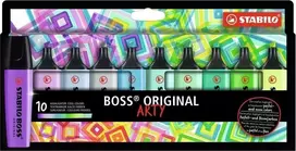 Stabilo – Highlighter Boss Original Arty – Cool Colors (10 vnt) (200992)