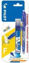 Pilot Pen Pultas Roller "Frixion Ball" + refill, mėlynas, 0,5/0,25mm, erasable, BLFR5-L-BT+S3