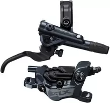 Stabdžių komplektas SHIMANO SLX BR-M7120, svirtis BL-7100 priekinis suportas BR-M7120 polimeras + radiatorius - komplektas kairėje