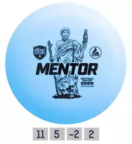 Discmania Diskgolfo diskas Distance Driver MENTOR Active Light Mėlyna