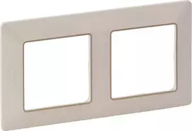 Legrand Valena Gyvybės Dvivietis dėžutė kremas / aukso (754062)