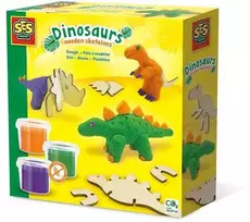 SES Creative – Tešla – Dinozaurų mediniai skeletai – (S00418)