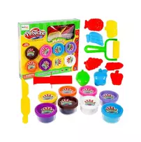 Malplay Plastilinas- modelinas su priedais, 8 spalvos