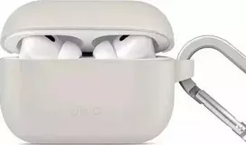 UNIQ dėklas Vencer AirPods Pro 2 gen.silikoninis (2022/2023) pilkos spalvos