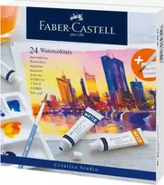Akvarelė Faber-Castell tūbelėse, 24 spalvų, 9ml