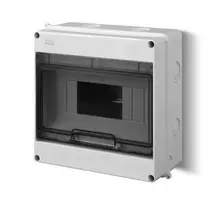 Elektro Plast Nasielsk 1903-01 Moduliniai skirstomieji įrenginiai 1x9 paviršiniai montuojami IP40 EP-LUX PLUS RN 1/9 1903-01