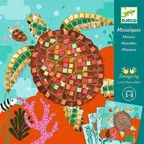 Djeco Kūrybinis rinkinys-mozaika - Karibų jūros gyvūnai ( DJ09427 )