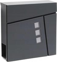 Pašto dėžutė Yoka M44B, antracito sp., 10.5 cm x 37 cm x 37 cm