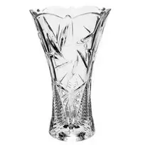 Mondex Crystalite Bohemia vaza 20,5 cm, vėjo malūnėlio formos