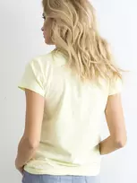 Basic Feel Good Marškinėliai-RV-TS-4623.93-šviesiai geltoni