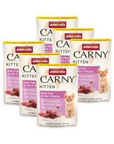 ANIMONDA Carny Kitten Pouch Baby pate 6x85g drėgnas maistas kačiukams