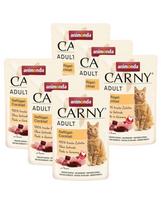 ANIMONDA Carny Adult Pouch Vištienos kokteilis 6x85g drėgnas maistas katėms