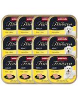 ANIMONDA Vom Feinsten Adult Kalakutienos ir sūrio paštetas šunims 12 x 150 g