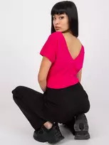 Basic Feel Good Marškinėliai-RV-TS-4662.03X-fuksija