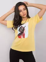 Pepper Mint Marškinėliai-PM-TS-SS21TX64.32-geltoni