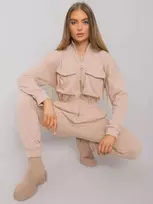 Ex Moda Kombinezonas moterims EM-KO-636.98-smėlio spalvos