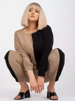 Ex Moda Rinkinys-EM-KMPL-639.88-juoda-smėlio spalvos
