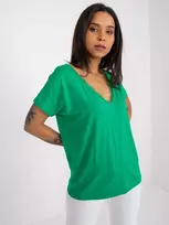 Basic Feel Good Marškinėliai-RV-TS-7665.91-žalia