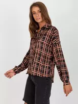 City Donna Marškiniai-EM-KS-3292.69P-juoda-smėlio spalvos