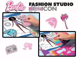Lisciani Barbie suknelių dizaino knyga