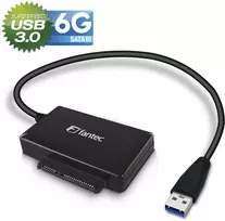 Fantec FANTEC USB 3.0 SATA 6G Adapteris DOCK SSD HDD juodas