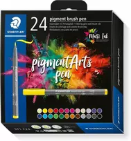 Staedtler STAEDTLER MultiInk Pigment Arts brush pen 24er-Set sort. retail