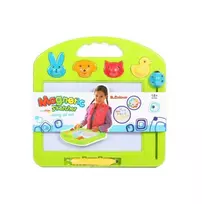 Malplay Magnetinė piešimo lenta su 4 anstpaudais