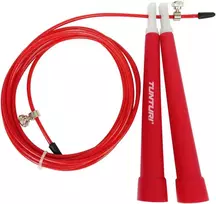 Šokdynė Tunturi Jumprope Steel Adjust, raudona